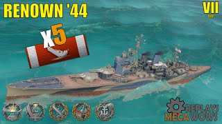 HMS Renown 44 Ranked Game w Kraken  World of Warships Gameplay [upl. by Beatty647]