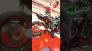 kawasaki ninja h2r top speed test [upl. by Harmonie]