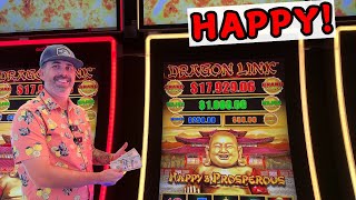 WOW HAPPY SHOWS US SOMETHING PROSPEROUS LETS GET IT slots games casino gaming [upl. by Eanal]