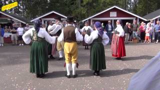 Folk dance quotTrekarlspolskaquot med quotHembygdsgillet  Malmöquot 10082013 [upl. by Adyeren937]