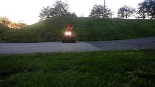 Mowing a Steep Hill with the BX [upl. by Hugh]