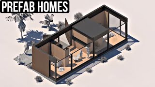 Three Amazing PREFAB HOMES with Must See Designs [upl. by Noillid]