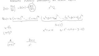 Rozkład funkcji wymiernej na ułamki proste teoria  przykład [upl. by Annahoj]