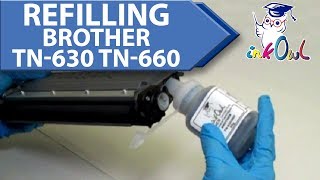 How to Refill a Brother TN630 or TN660 Cartridge [upl. by Meryl]