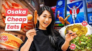 Osakas Best Street Food You Must Try These BudgetFriendly Eats in 2024 [upl. by Kirsteni342]