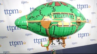 Teenage Mutant Ninja Turtles High Flyin Blimp from Playmates Toys [upl. by Analli640]