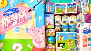 ASMR BIGGEST PEPPA PIG COLLECTION with Blind Bags Ultimate Mystery Box 2024 [upl. by Jeannie]