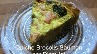 Recette Quiche brocolis saumon [upl. by Anuahs846]