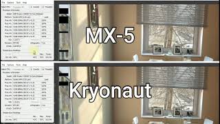 Arctic MX 5 vs Thermal grizzly Kryonaut [upl. by Accebor798]