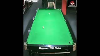 Clearance With Flukes by Haseeb CueTownSnookerClub trending trend viralvideo viralshorts [upl. by Mulloy682]