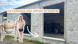 Comment faire un appui de fenêtre  Maçonnerie  EP8 [upl. by Watkin]