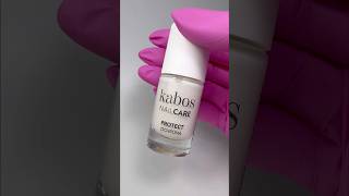 Aplikacja odżywki do paznokci Kabos Nail Care Protect odżywkadopaznokci manicure nails [upl. by Balac]