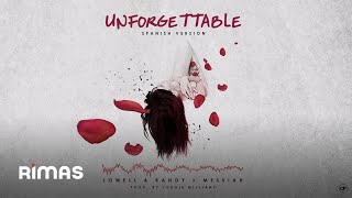 Jowell Y Randy X Messiah  Unforgettable Spanish Version Official Audio [upl. by Assetan]