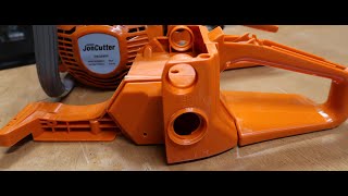 Jon Cutter G5800 Chainsaw  Replacing Fuel tank [upl. by Marylin]