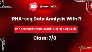 RNASeq Analysis with R  RNASeq Pipeline from Scratch StepbyStep Guide 78 [upl. by Ojahtnamas960]