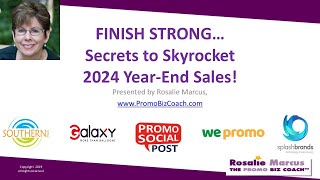 FINISH STRONG 10 Secrets to Skyrocket Promo Merch Year End Sales [upl. by Chamberlain102]