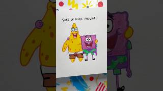 Meilleur duo 👑 dessin shortsart bobleponge spongebob [upl. by Laniger437]