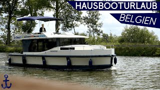 Mit dem Hausboot von Leboat durch Belgien Flandern  führerscheinfrei [upl. by Aerdnaxela537]