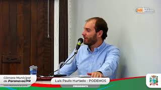 Acompanhe Agora a 33ª Reunião Ordinária da Câmara Municipal de Paranavaí [upl. by Bronder]