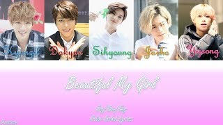 HISTORY 히스토리  Beautiful My Girl Color Coded JPNROMENG Lyrics [upl. by Debbee]