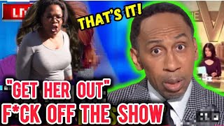 Oprah VISIBLY SHAKE after Stephen ASmith HALTS Show Loses His mind over this [upl. by Aimerej77]