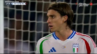 Riccardo Calafiori vs Belgium [upl. by Strenta]