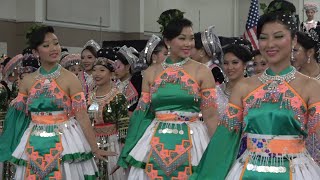 Stockton Hmong New Year 2024 25 All Dancers Dance together [upl. by Yelnikcm]