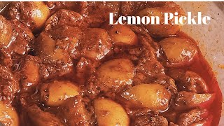 ನಿಂಬೆಹಣ್ಣಿನ ಉಪ್ಪಿನಕಾಯಿ । Lemon PickleNimbu ka achar recipe in kannada [upl. by Eirehc]