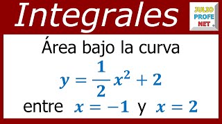 ÁREA BAJO UNA CURVA  Ejercicio 2 [upl. by Audun]