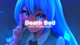 Powfu  Death Bed ft beabadoobee Monix Lofi Remix  Lyrics [upl. by Thinia]