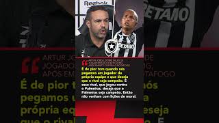 TÉCNICO DO BOTAFOGO SEM PAPAS NA LÍNGUA 🗣️⚽ [upl. by Westfall]