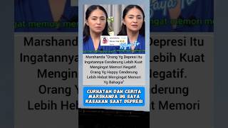 CURHATAN MARSHANDA SAYA DULU DEPRESI [upl. by Birecree2]