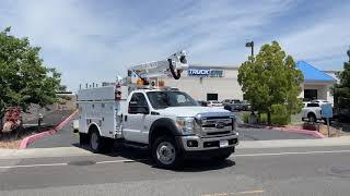 2015 Ford F550 4x4 Altec AT37G Articulating Bucket Truck For Sale [upl. by Loni]