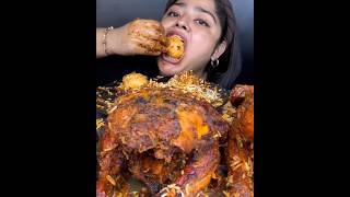 3 SPICY WHOLE ROAST CHICKEN BIRYANI WITH CHICKEN MATKA BIRYANI AND EGG MATKA BIRYANI  ASMR MUKBANG [upl. by Ahsinirt332]