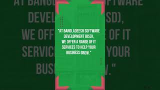 Grow Your Business with Bangladesh Software Development  Best IT Services for Business Growth 🚀 [upl. by Gaskins]