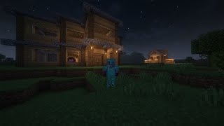 Building a Farm amp Fishing Spot 🎣 Join My Minecraft Survival Server [upl. by Lothaire709]