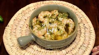 GAMBAS al Ajillo FÁCILES de hacer y ¡deliciosas PASO A PASO👉DESCARGA LA RECETA 👇lossecretosdelupe [upl. by Teews]