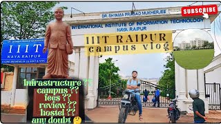 IIIT Naya Raipur Campus Exposed Hostel Tour amp Review iiitnayaraipur [upl. by Boj]