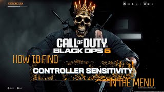 Black Ops 6 How to Access Controller Sensitivity Menu FAST Under 1 Min Guide [upl. by Mariano]