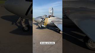 de Havilland Vampire  Airside at Kemble vampire dehavilland kemble [upl. by Aynekat]