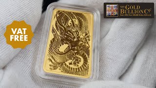 2021 1oz Dragon Rectangular Gold Coin I Buy Now [upl. by Ivory901]