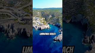 Port Limnionas Beach ZAKYNTHOS travel zakynthos summer zakynthosisland beach drone [upl. by Ijies]