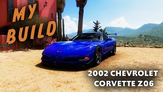 Forza Horizon 5 2002 Chevrolet Corvette Z06 Customization  Building My Car [upl. by Aikemet]