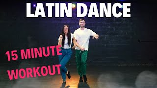 15 MINUTE LATIN DANCE WORKOUT CHA CHA AND SAMBA [upl. by Pail311]