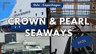 ⛴️ Budget Cruise  Hotel in Copenhagen  MS Crown amp Pearl Seaways 🇳🇴🇩🇰  DFDS [upl. by Ecneps]