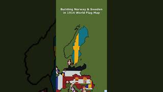 Small Scale 1914 Sweden amp Norway scandinavia history maps flags minecraft [upl. by Errick]