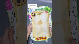 iPhoneaccessories blind bag🍏🍎diy blindbag asmr papercraft draw unboxing shorts [upl. by Thorbert]