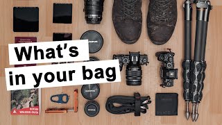 Whats in your camera bag  Landscape Photography with Tom Ormerod [upl. by Suivatra]