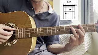 Touching Toes Olivia Dean Guitar Chords Tutorial [upl. by Iline]