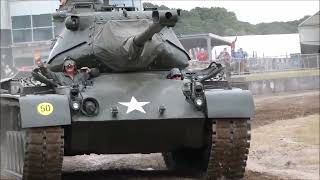 M47 Patton Tank running at TANKFEST 2024 [upl. by Trebbor629]